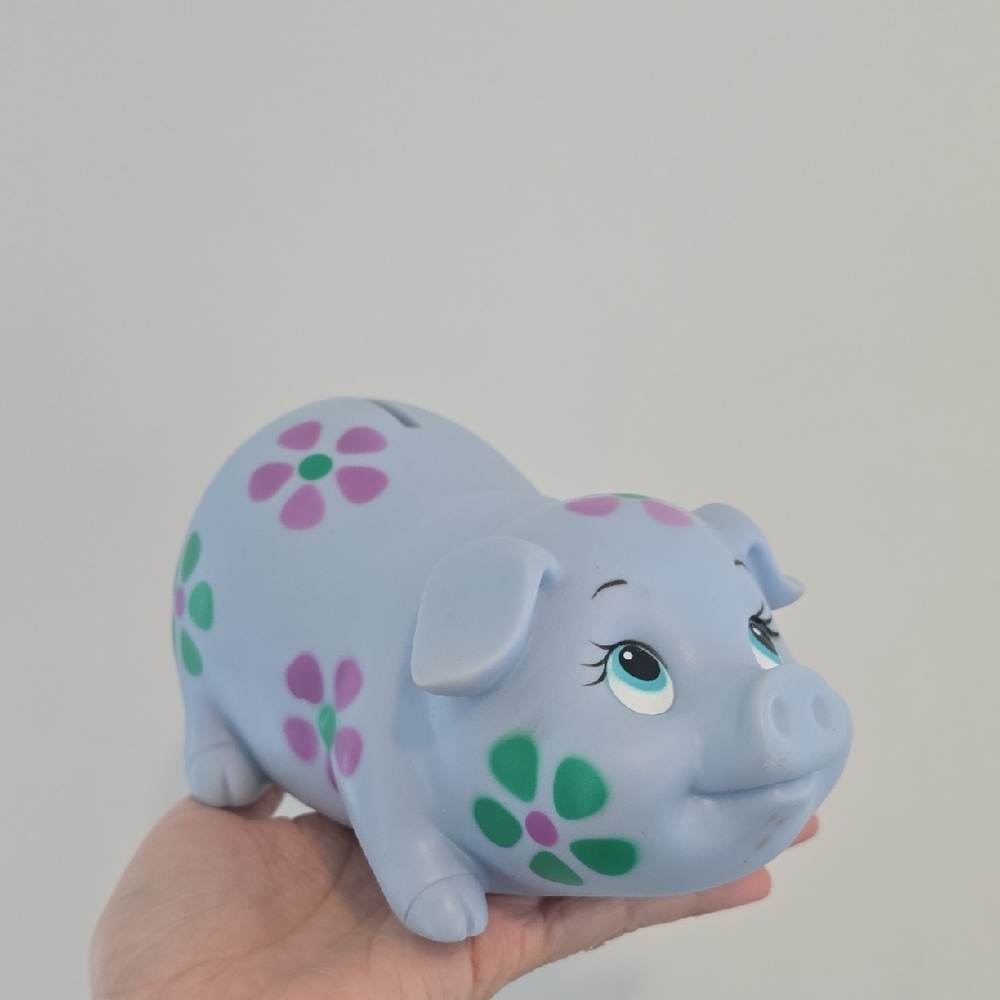 Floral Piggy Bank for Kids Nursery